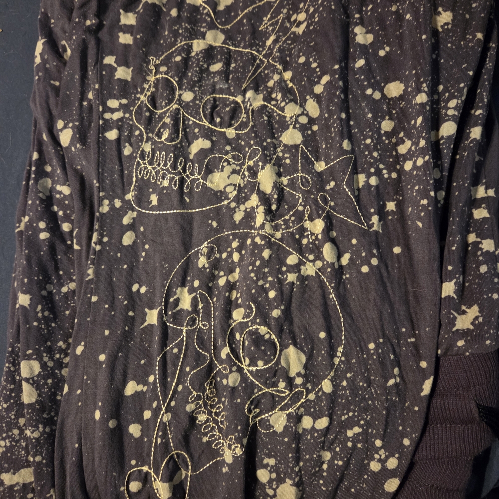 Torrid Gray Skull Pattern Joggers - image 1